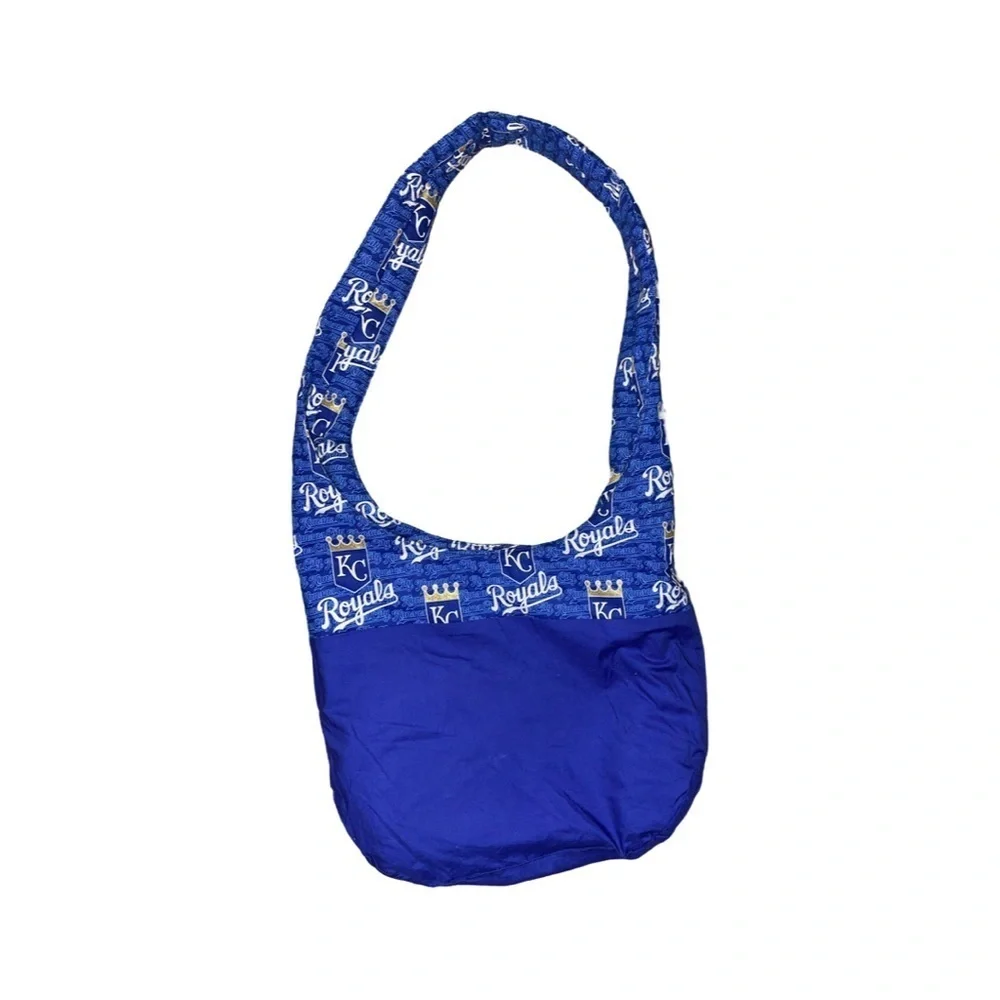 Kansas City Royals Reversible Handmade Tote Bag Purse MLB Baseball Blue Fan Gift